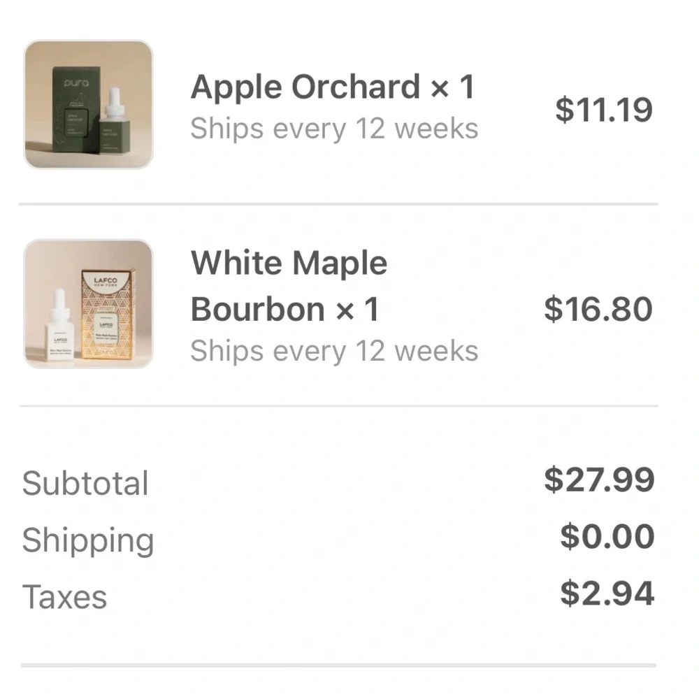 Fall Inspired Pura Scents - Picture 2 of 2